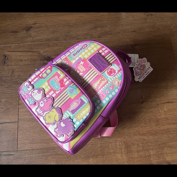 Loungefly Handbags - LOUNGEFLY (Sanrio)-NWT Mini Faux Leather Character Backpack